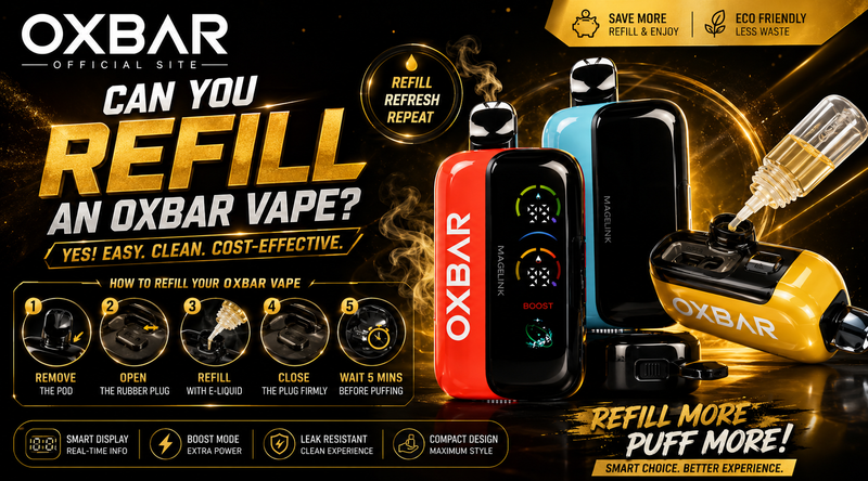 Refill an Oxbar Vape