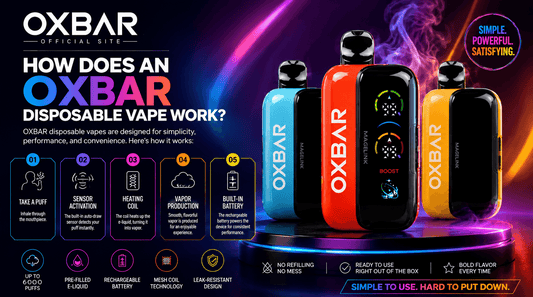 How Does an Oxbar Disposable Vape Work?