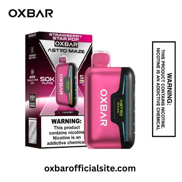 Strawberry Star Pop Oxbar Astro Maze