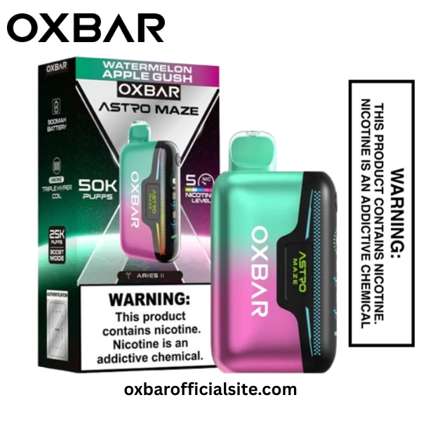 Watermelon Apple Gush Oxbar Astro Maze