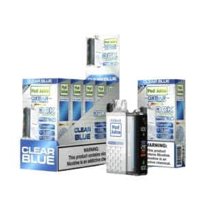 Clear Blue Oxbar Pod