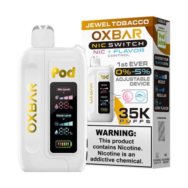 Jewel Tobacco OXBAR x Pod Juice NIC Switch