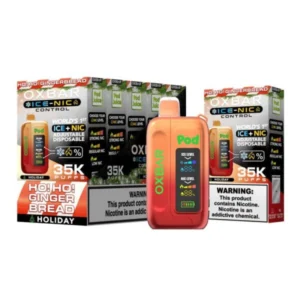 Ho Ho Gingerbread Oxbar Ice-Nic Control 35K Puffs - 5% Nic Disposable Vape