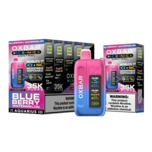 Blueberry Watermelon Oxbar Ice-Nic Control 35K Puffs - 5% Nic Disposable Vape