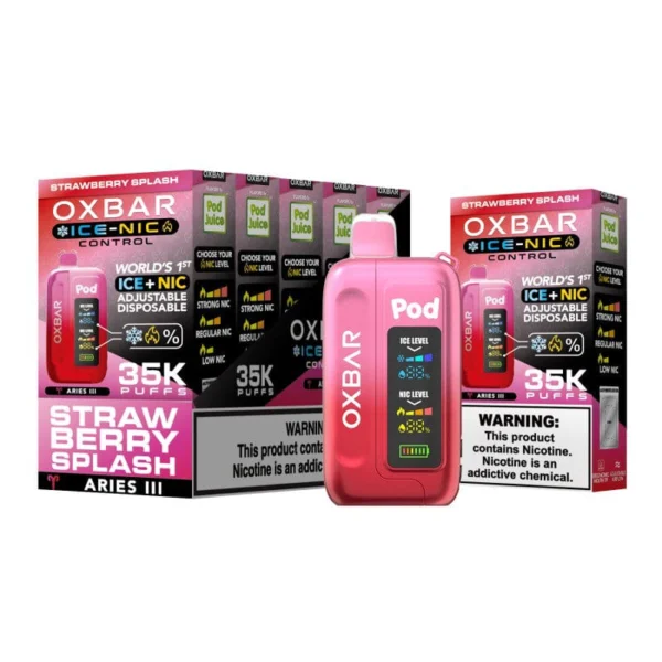 Strawberry Splash Oxbar Ice-Nic