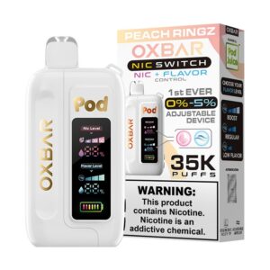 Peach Ringz OXBAR x Pod Juice NIC Switch