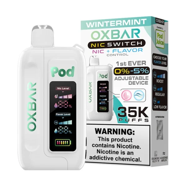 Wintermint OXBAR x Pod Juice NIC Switch