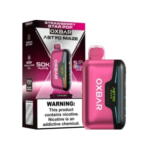 Strawberry Star Pop Oxbar Astro Maze 50K