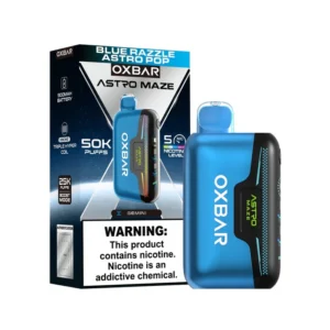 Blue Razzle Astro Pop - OXBAR Astro Maze 50K Puffs Disposable Vape