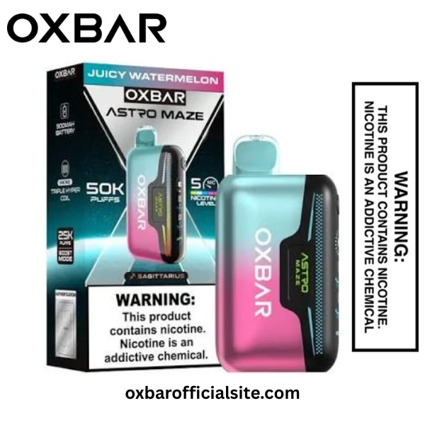 Juicy Watermelon Oxbar Astro Maze 50K Disposable 1 Juicy Watermelon Oxbar Astro Maze 50K Disposable