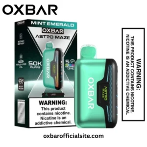 Mint Emerald Oxbar Astro Maze 50K Disposable Vape