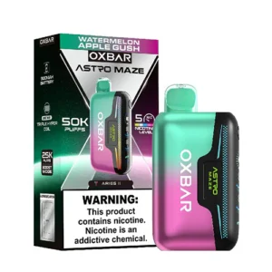 Watermelon Apple Gush - OXBAR Astro Maze 50K Puffs Disposable Vape
