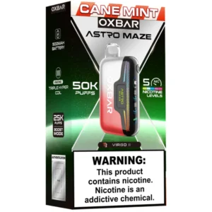 Cane Mint - OXBAR Astro Maze 50K Puffs Disposable Vape