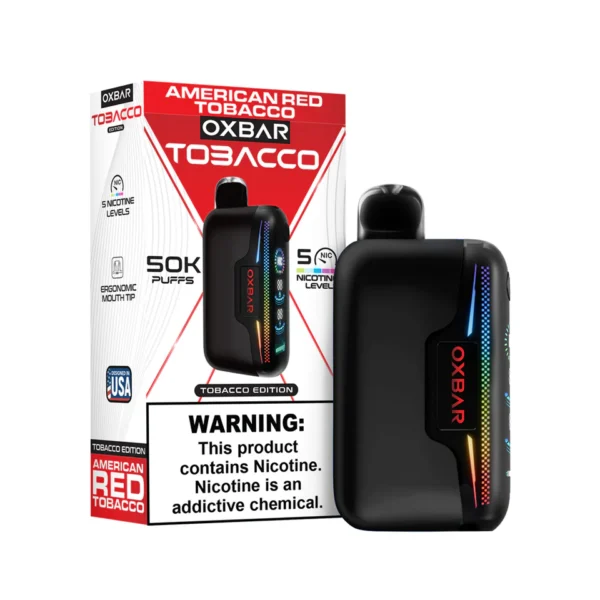 American Red Tobacco Oxbar Astro Maze 50K