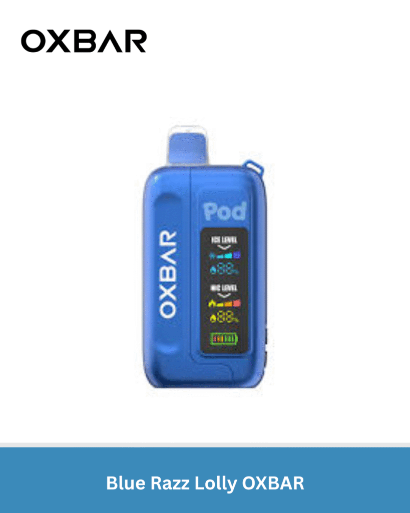 Experience the Ultimate Blue Razz Lolly OXBAR Vape 1 929 719 3750 23
