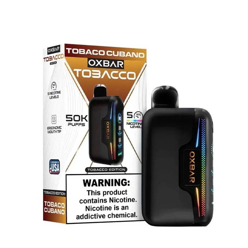 Tobacco Cubano Oxbar Astro Maze 50K Disposable Vape 1 Tobacco Cubano Oxbar Astro Maze 50K