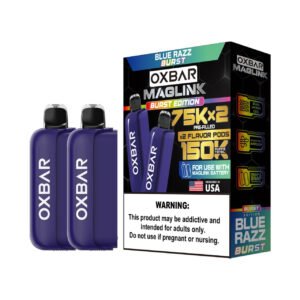 Blue Razz Burst - Oxbar Maglink Nixodine Pod 75K Puffs (Only Pod)