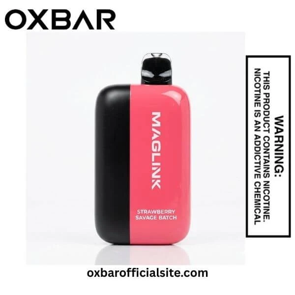 Strawberry Savage Batch Oxbar Maglink Nixodine Kit - 75K Puffs Disposable 1 Strawberry Savage Batch Oxbar Maglink Nixodine Kit