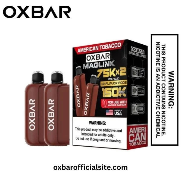 American Tobacco Oxbar Maglink Nixodine Pod 75K (Only Pod) 1 American Tobacco Oxbar Maglink Nixodine Pod 75K (Only Pod)